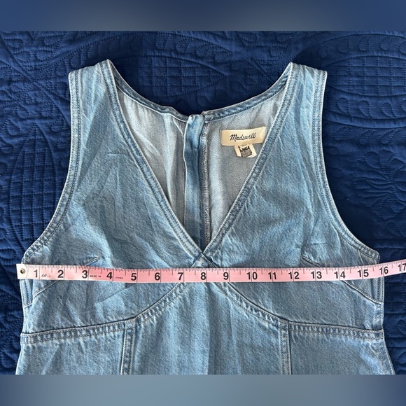 Madewell Ariana V-Neck Mini Dress - Picture 11 of 12